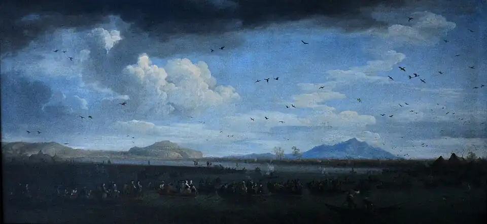 Charles of Bourbon Hunting Coots on Lake Licola (1746), Museo di Capodimonte, Naples