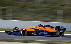 Sainz during pre-season testing.