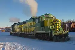 A pair of ex-IC GP10 on Carlton Trail Railway