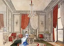 Caroline Murat in the Salon d'Argent, 1810