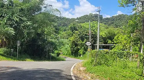Puerto Rico Highway 620 in Candelaria