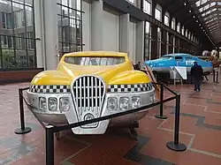 Cars of the film on display in Paris for the 20th anniversary