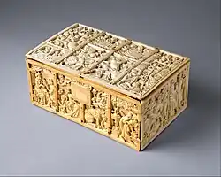 Casket with Scenes from Romances, circa 1310–1330
