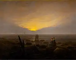 Caspar David Friedrich, Moonrise over the Sea (Mondaufgang am Meer), 1821, Hermitage Museum, St Petersburg