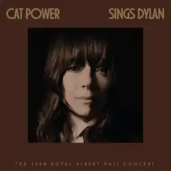 A sepia tone portrait of Cat Power with a brown border