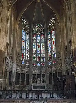 Windows in the Chapel of Relics