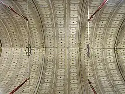 Paneled (pointed barrel) ceiling commissioned by Bishop Maigret