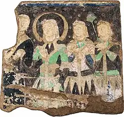 Attendants to the King, Cave 17, Kizil