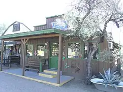 The former Leather Mill building was built in the late 1880s and is one of the original extant buildings in Cave Creek.