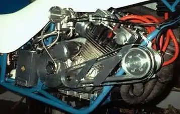 CBX 1320&nbsp;cc Funnybike drag racing engine