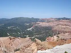 View from the canyon rim.