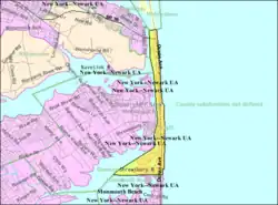 Census Bureau map of Sea Bright, New Jersey