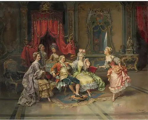 Louis XV in the Throne Room, before 1914