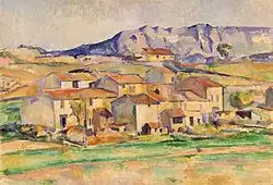 Hameau à Payennet près de Gardanne (Hamlet at Payennet, near Gardanne) by Paul Cézanne, c. 1886-1890[a]