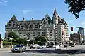 Exterior view of the west facade of the Château Laurier