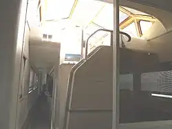 Stairs leading to the "Dome" of the Santa Fe-Plaza Taos.