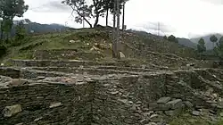 Chandpur Garhi Ruins: A Fort with walls and ruins of dwelling house inside with flights of steps