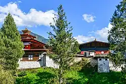 View of Changangkha Lhakhang from the North