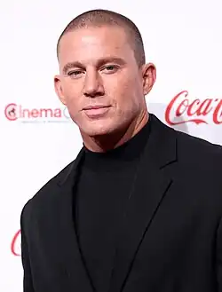 Channing Tatum speaking at the 2017 San Diego Comic-Con International in San Diego, California.