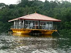 Forest monks's chapter hall (to Island Hermitage)