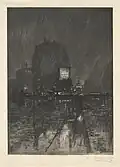 A Rainy Night, Madison Square, 1890
