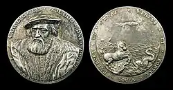 Portrait Medal of Charles de Solier, Comte de Morette, 1530/1 by Christoph Weiditz