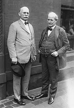 Charles W. Bryan at left; William Jennings Bryan at right.