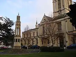 Cheltenham College (main block to road with Dining Hall and Chapel)