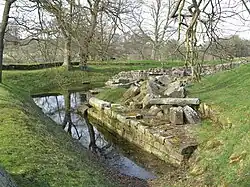 Chesters bridge abutment