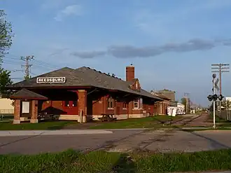 Chicago & North Western Depot, Reedsburg, Wisconsin (1906)