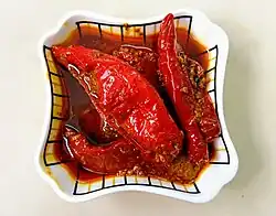 Pickled chili in India