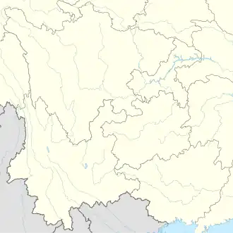 Duyun is located in Southwest China