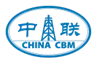 company logo, shown the Chinese word "中联" and English word "China CBM"