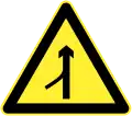 Merging traffic on left
