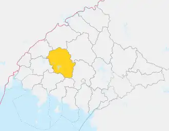 Location of Ch'ŏnma County