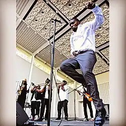 Chris Rob Performing