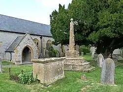 Cross in St Catherine's churchyard
