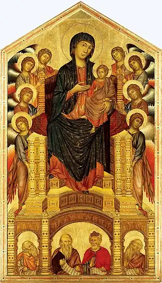 The Santa Trinita Maestà by Cimabue
