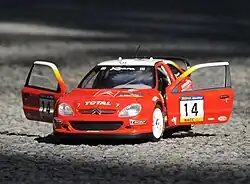 Citroën Xsara WRC at 1/18.