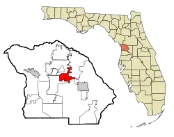 Location in Citrus County and the state of Florida