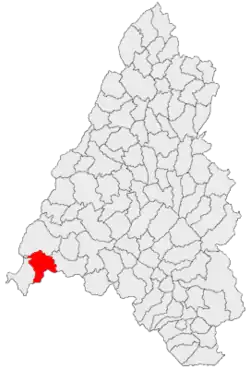 Location in Bihor County