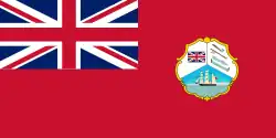 Civil ensign of British Honduras/Belize (1919–1981)
