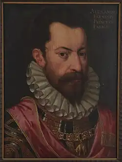 Portrait of Farnese by Antoon Claeissens, c. 1590