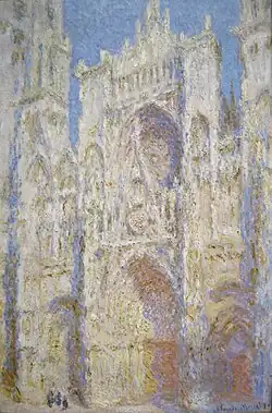 Claude Monet, Rouen Cathedral, West Facade, Sunlight, 1894