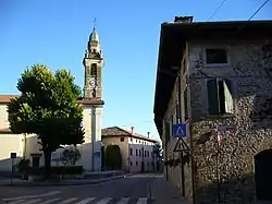 View of Clauiano, a frazione of Trivignano