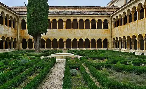 The Romanesque cloister of Santo Domingo de Silos, Spain