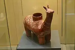 Zoomorphic ceramic vessel from Muldava