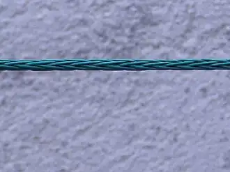 Clotheslines fiber made with polyurethane