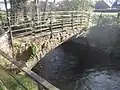 Grade II listed Footbridge over River Clwyd Ruthin