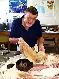 (?/?/1999), Roper holding the giant squid's stomach